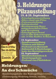 3. Heldrunger Pilzausstellung