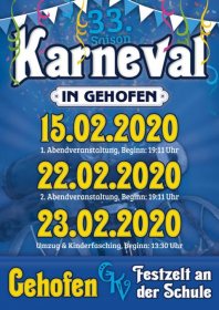 Karneval Gehofen - Abendveranstaltung