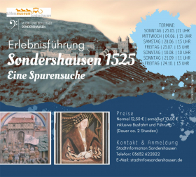 Erlebnisführung: Sondershausen 1525 - eine Spurensuche