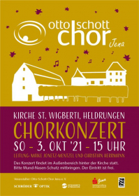 Chorkonzert mit dem Otto-Schott-Chor Jena