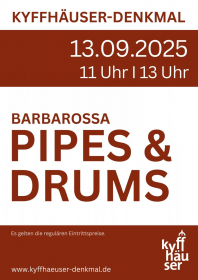 Barbarossa Pipes & Drums auf dem Kyffhäuser