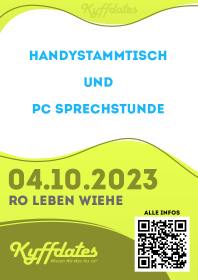 Handystammtisch und PC Sprechstunde