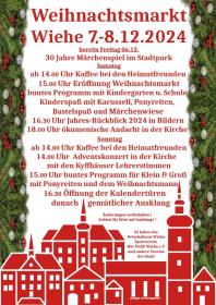 Weihnachtsmarkt Wiehe
