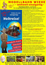Ostern in der Modellbahn Wiehe