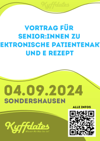Vortrag für Senior:innen zu elektronische Patientenakte und E-Rezept