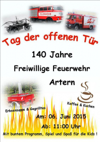 Tag der offenen Tür - 140 Jahre FFW Artern
