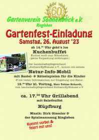 Gartenfest in Ringleben