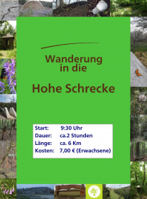 Wanderung in die Hohe Schrecke (Hängeseilbrücke & Unstrut- Blick)