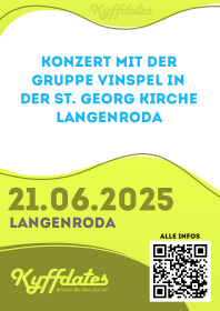 Konzert mit der Gruppe Vinspel in der St. Georg-Kirche Langenroda