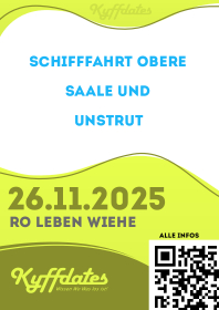Schifffahrt obere Saale und Unstrut