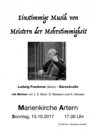 Einstimmige Musik von Meistern der Mehrstimmigkeit