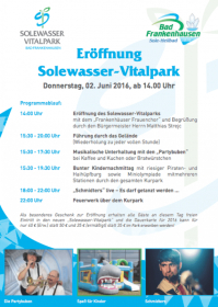 Eröffnung des Solewasser-Vitalparks