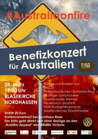 Benefizkonzert für Australien