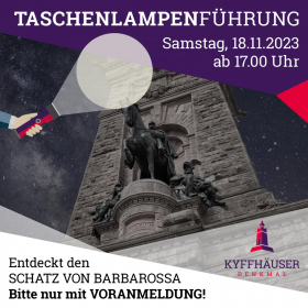 Taschenlampen-Führung am Kyffhäuser-Denkmal