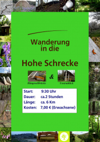 Wanderung in die Hohe Schrecke