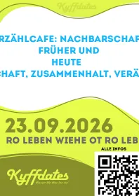 Erzählcafe: Nachbarschaft früher und heute – Gemeinschaft, Zusammenhalt, Veränderung