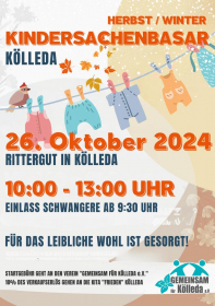 Kindersachenbasar (Herbst/Winter) in Kölleda