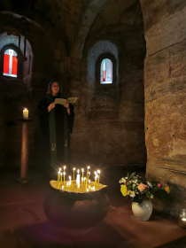Belebtes Kloster – Gottesdienst im Kloster Memleben