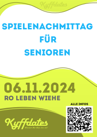 Spielenachmittag für senioren