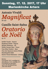 Weihnachtskonzert der Kantorei Artern und Wiehe
