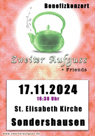 Zweiter Aufguss & Friends - Benefizkonzert