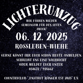 Lichterumzug für den guten Zweck