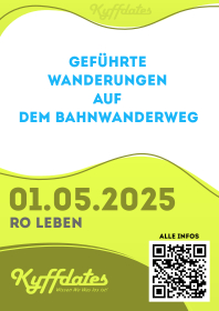 Geführte Wanderungen auf dem Bahnwanderweg