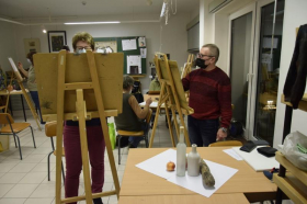 Aftakt zum Kurs "Bildnerisches Gestalten"