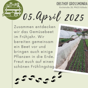 Entdeckertag "Gemüsebeet im Frühjahr"
