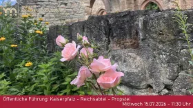 Öffentliche Führung: Kaiserpfalz - Reichsabtei - Propstei