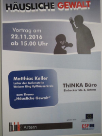 Vortrag zum Thema: Häusliche Gewalt