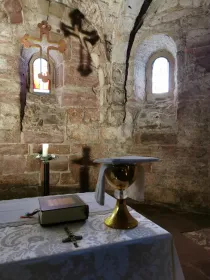 Belebtes Kloster Tanzgottesdienst zum Ostermontag
