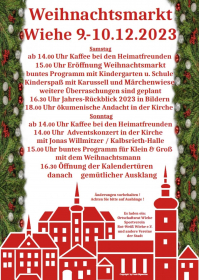 Weihnachtsmarkt Wiehe