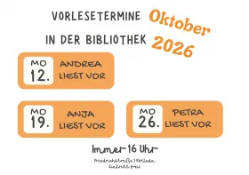 Vorlesen im Oktober