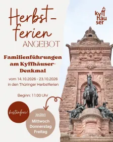 Kostenfreie Familienführung am Kyffhäuser-Denkmal