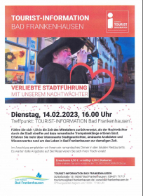 Verliebte Stadtführung mit unerem Nachtwächter