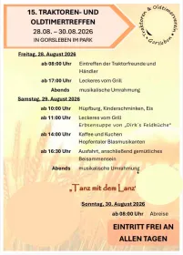 15. Traktoren- und Oldtimertreffen